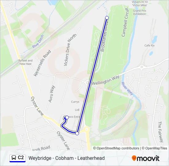C2 Bus Line Map