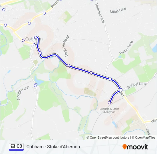 C3 Bus Line Map