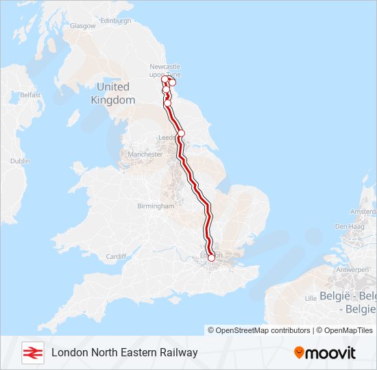 london north railway Schedules, Stops & Maps - Sunderland (Updated)