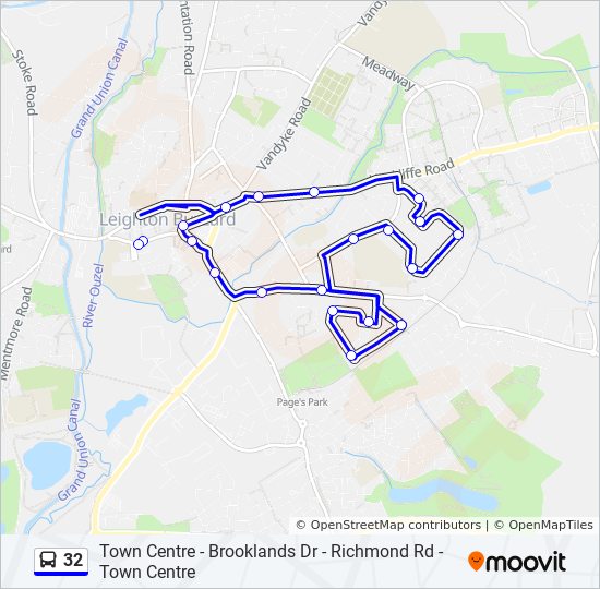 32 Bus Schedule Weekday 32 Route: Schedules, Stops & Maps - Leighton Buzzard (Updated)