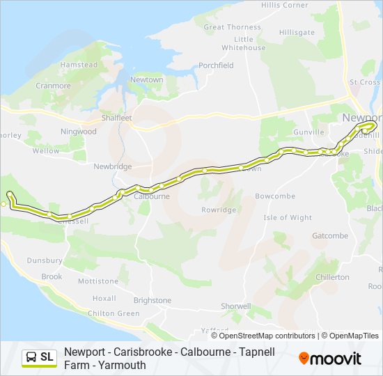 SL Bus Line Map