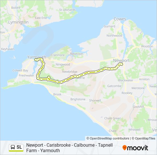 SL Bus Line Map