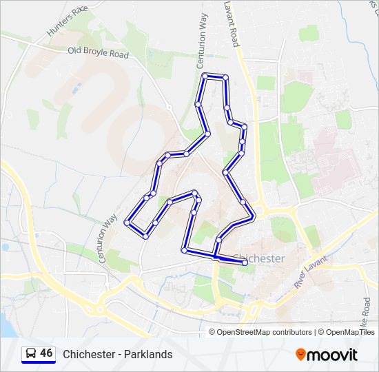 46 Route: Schedules, Stops & Maps - Chichester (Updated)