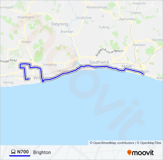 N700  Line Map