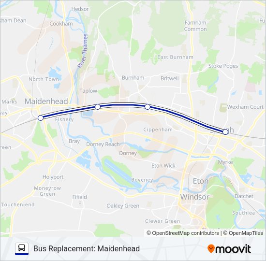 ELIZABETH  Line Map