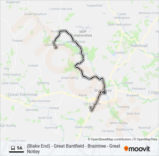 9A  Line Map