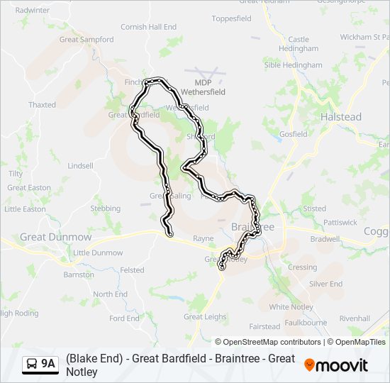 9A  Line Map