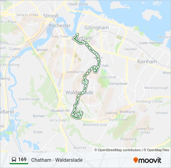 169 Bus Line Map