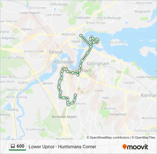 600 Route: Schedules, Stops & Maps - Chatham (Updated)