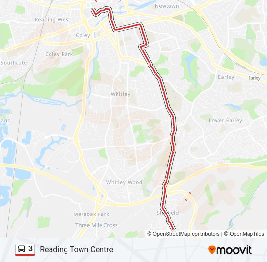 3 Bus Line Map