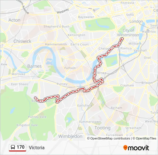 170 Route: Schedules, Stops & Maps - Victoria (Updated)