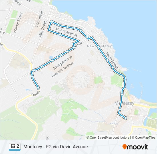 2 bus Line Map