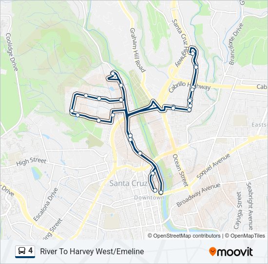 4 Bus Line Map