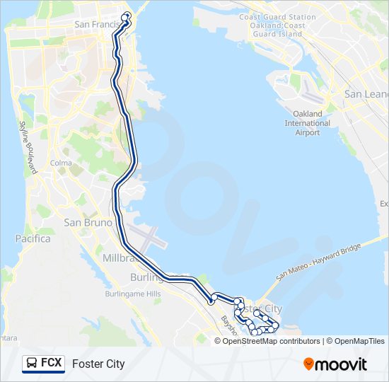 FCX bus Line Map