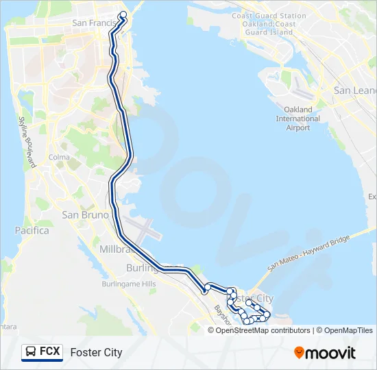 FCX Bus Line Map