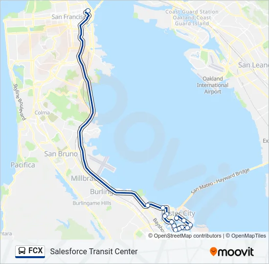 FCX Bus Line Map