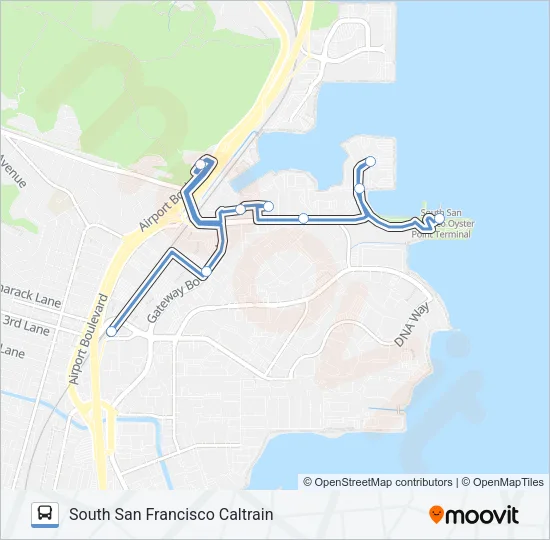 OPF SHUTTLE Bus Line Map
