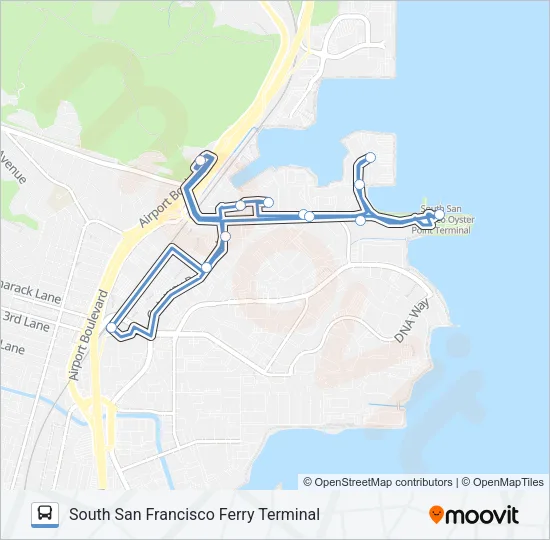 OPF SHUTTLE Bus Line Map