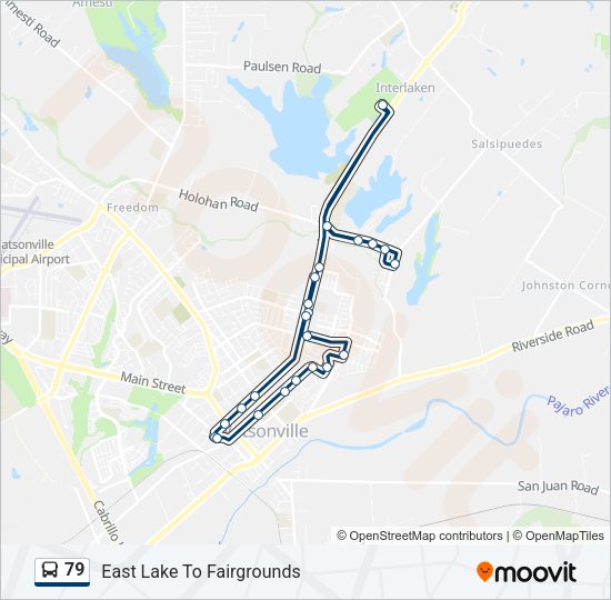 79 Bus Line Map