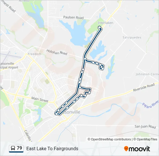 79 Bus Line Map