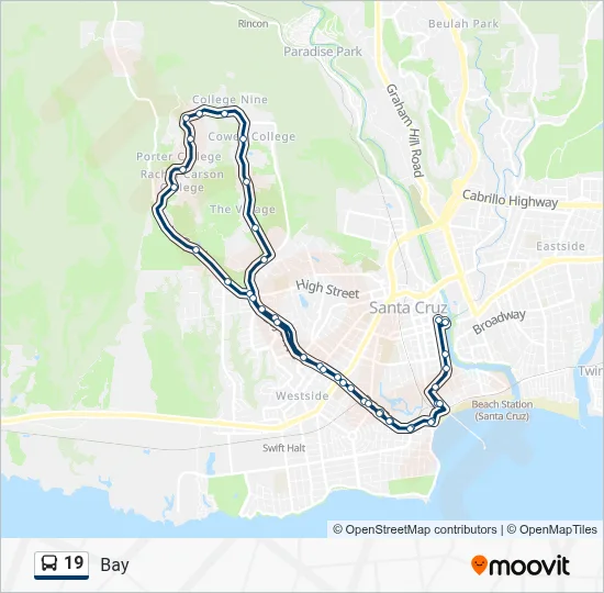 19 Route: Schedules, Stops & Maps - Bay (Updated)