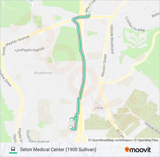 DCS SHUTTLE Bus Line Map