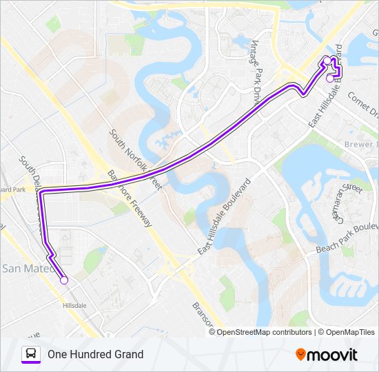 FCC SHUTTLE Bus Line Map
