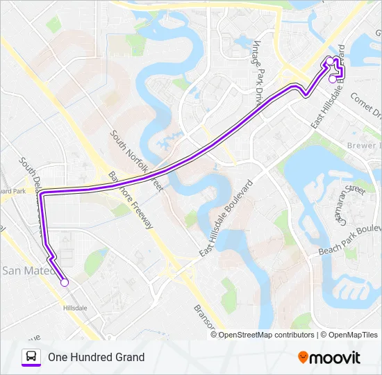 FCC SHUTTLE Bus Line Map