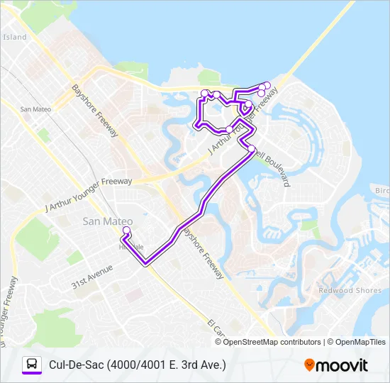 FCC SHUTTLE Bus Line Map