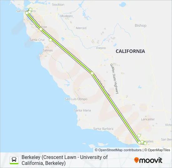 FLIXBUS 2000 Bus Line Map