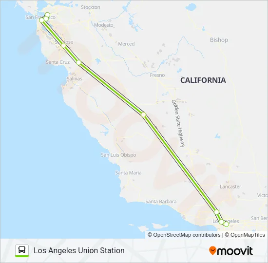 FLIXBUS 2000 Bus Line Map
