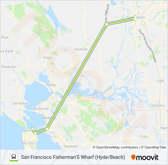 FLIXBUS 2062 Bus Line Map