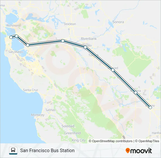 GREYHOUND US0802 Bus Line Map