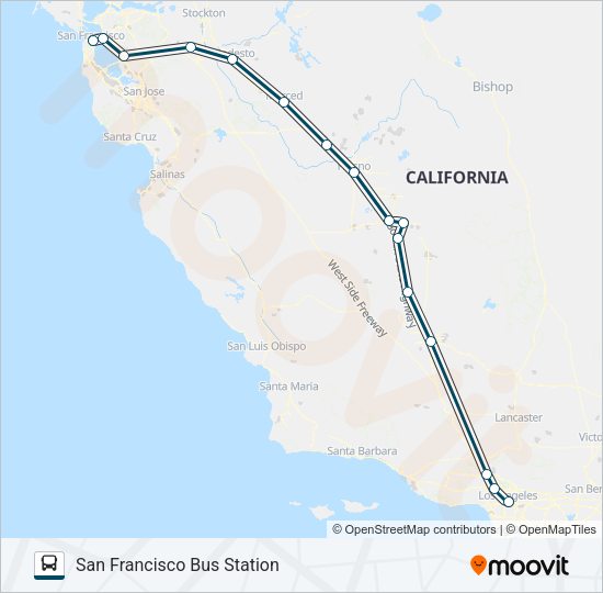 GREYHOUND US0802 Bus Line Map