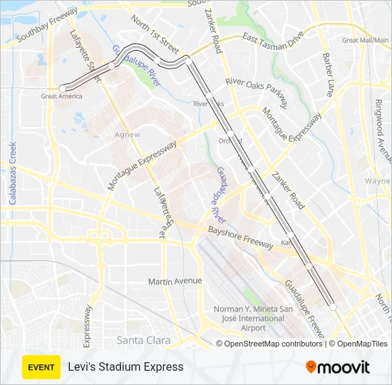 EVENT-SPECIAL Light Rail Line Map