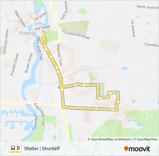 D Bus Line Map