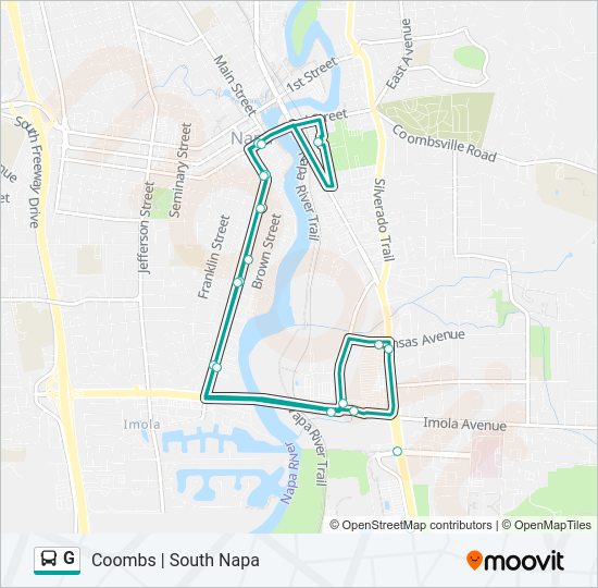 G bus Line Map