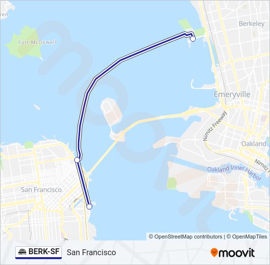 BERK-SF  Line Map