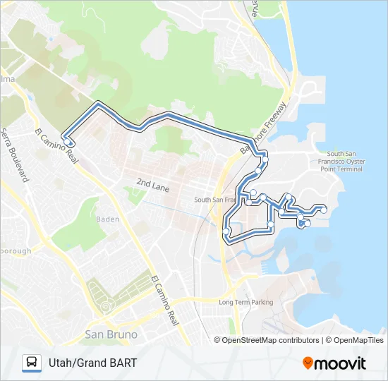 UGB SHUTTLE Bus Line Map