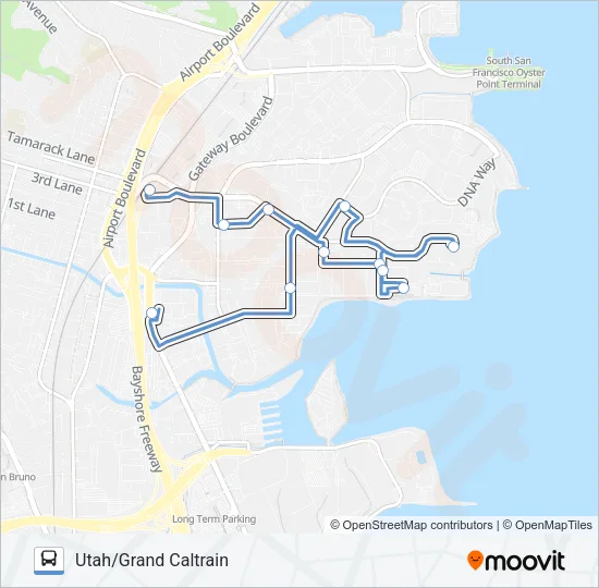 UGC SHUTTLE Bus Line Map