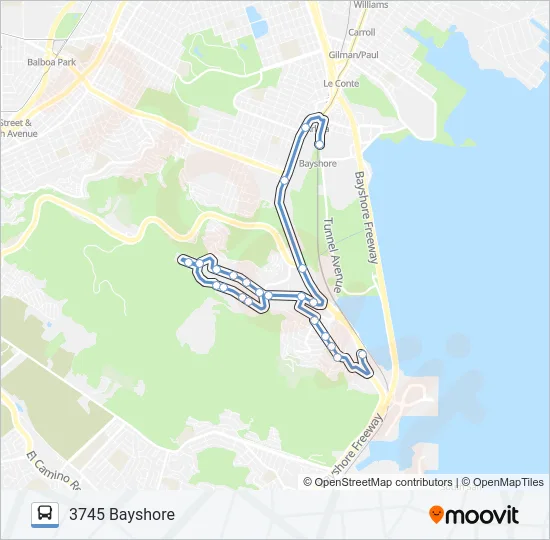 BBC SHUTTLE Bus Line Map