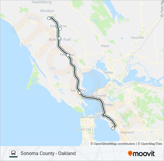 AIRPORT EXPRESS bus Line Map