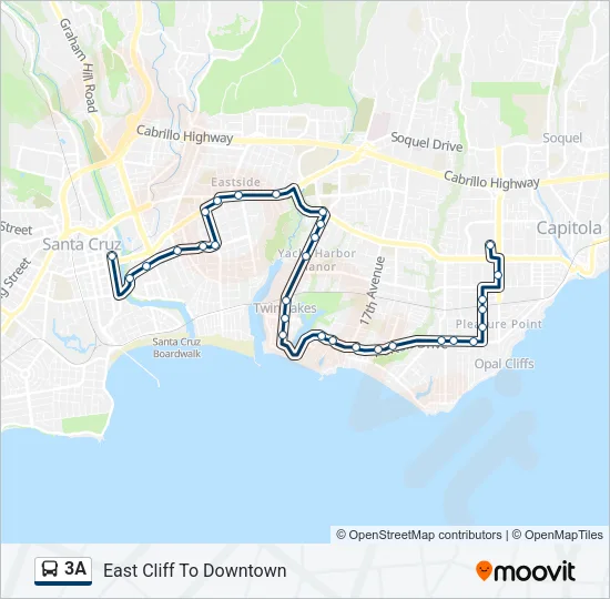 3A Bus Line Map