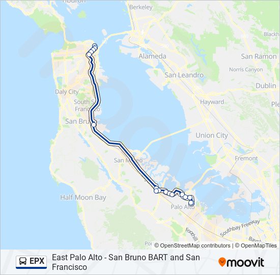 EPX Bus Line Map