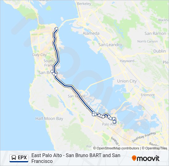 EPX Bus Line Map