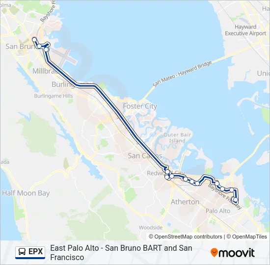 EPX Bus Line Map