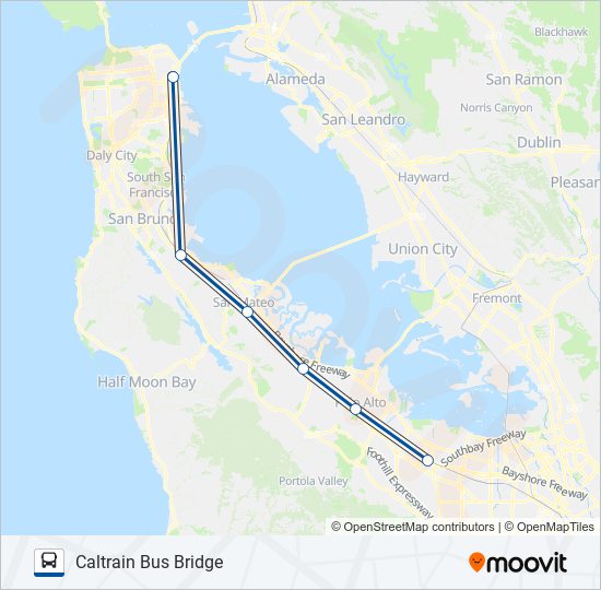 caltrain bus bridge Route Schedules, Stops & Maps 625 San