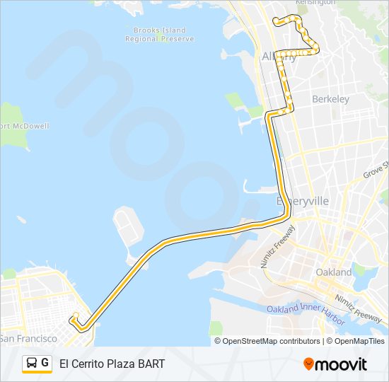 G bus Line Map