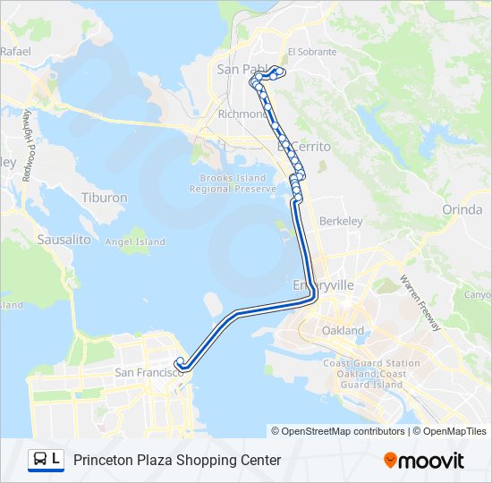 L bus Line Map