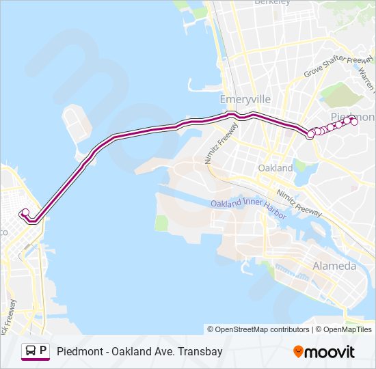 P bus Line Map